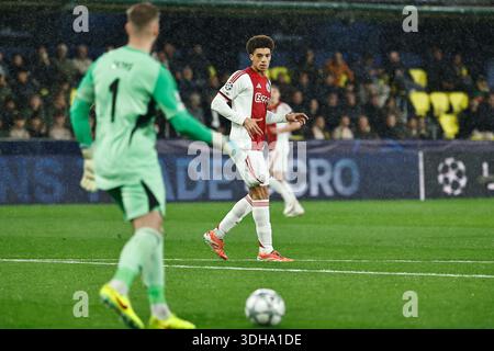 Vila-Real, Spagna. 20 gennaio 2026. Aaron Bouwman (Ajax) calcio: Fase UEFA Champions League partita 6 del Villarreal CF - AFC Ajax allo stadio de la ceramica di Vila-Real, Spagna. Crediti: Mutsu Kawamori/AFLO/Alamy Live News Foto Stock