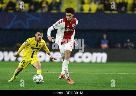 Vila-Real, Spagna. 20 gennaio 2026. Aaron Bouwman (Ajax) calcio: Fase UEFA Champions League partita 6 del Villarreal CF - AFC Ajax allo stadio de la ceramica di Vila-Real, Spagna. Crediti: Mutsu Kawamori/AFLO/Alamy Live News Foto Stock