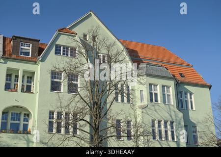 Wohnhaus, Altbau, Hauptstraße, Friedenau, Schöneberg, Berlino, Germania Foto Stock