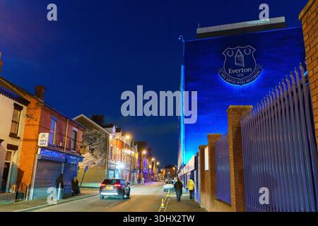 Liverpool, Regno Unito, 23 gennaio 2026: Goodison Park Before Everton Women vs. Brighton Women nella WSL al Goodison Park, Adam Edwards/Alamy Live News Foto Stock