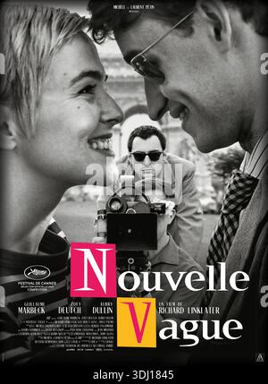 NOUVELLE VAGUE (2025), diretto da RICHARD LINKLATER. Crediti: ARP / Cinetic Media / album Foto Stock
