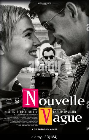 NOUVELLE VAGUE (2025), diretto da RICHARD LINKLATER. Crediti: ARP / Cinetic Media / album Foto Stock
