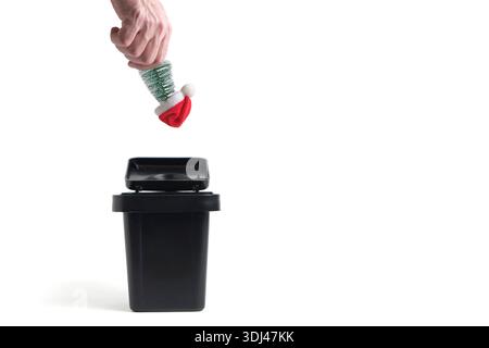 Concetto di fine Natale e festeggiamenti di Capodanno Foto Stock