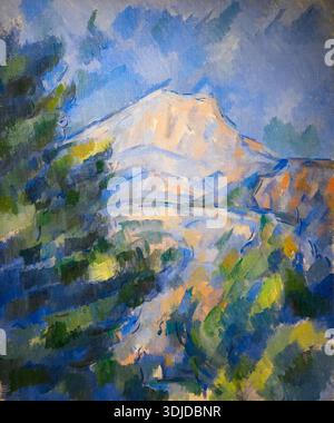 Mont Sainte-Voctoire (1904 - 1906) Paul Cezanne (1839 - 1906) - olio su tela Foto Stock