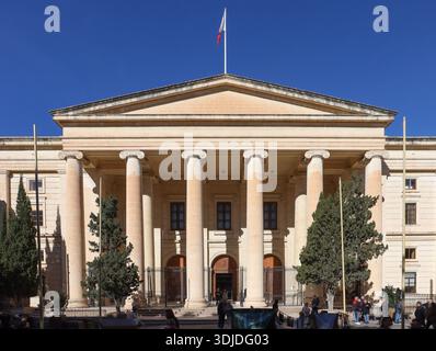 Corte di giustizia, la Valletta, Malta Foto Stock