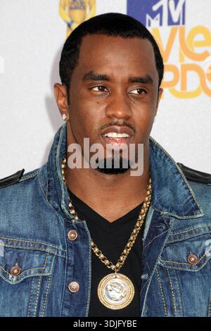 6 giugno 2010 - Universal City, California - Sean 'Diddy' Combs. MTV Movie Awards 2010 - arrivi presso l'anfiteatro Gibson. Credito fotografico: Byron Purvis/AdMedia Foto Stock