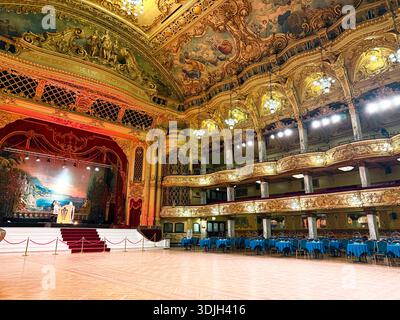 Blackpool Tower Ballroom, Blackpool, Lancashire, Inghilterra, Regno Unito. Foto Stock