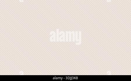 Un motivo pulito e senza interruzioni di sottili linee diagonali su uno sfondo beige chiaro. Questa sottile texture geometrica minimalista è uno sfondo versatile per la tua collezione Illustrazione Vettoriale