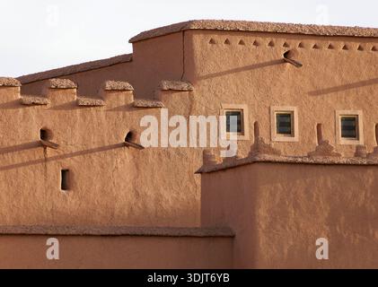 Kasbah Taourirt, Ouarzazate, regione di Drâa-Tafilalet, Marocco, Nord Africa Foto Stock