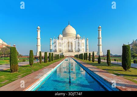Il Maj Mahal. AGRA. UTTAR PRADESH. INDIA Foto Stock