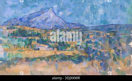 Mont Sainte-Victoire, Paul Cezanne, 1902-1906 circa Foto Stock
