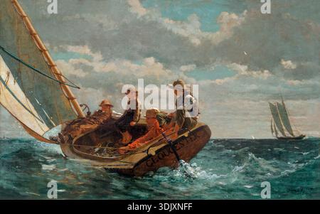 Breezing Up, A Fair Wind, Winslow Homer, 1876 Foto Stock