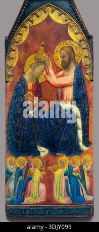 L'Incoronazione della Vergine, di Puccio di Simone, 1350 circa Foto Stock