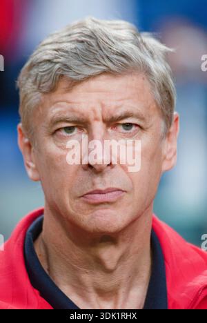 Amsterdam Paesi Bassi 8 agosto 2008: Torneo di Amsterdam. AJAX vs Arsenal FC. La partita termina con una vittoria di 2-3 per gli inglesi. Arsene Wenger Arsenal Foto Stock
