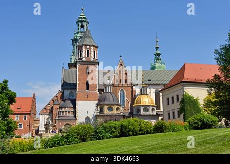 Cattedrale di Wawel, Cracovia, Provincia di Malopolska (piccola Polonia), Polonia, Europa centrale Foto Stock