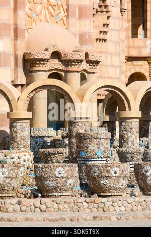 SHARM EL SHEIKH, EGITTO - 22 NOVEMBRE 2019: Moschea al Mustafa, un grande tempio islamico nel centro della città Foto Stock