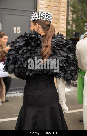 Nina Sandbech arriva all'Herskind Show al Copenhagen Fashionweek 28.01.2026 Foto Stock