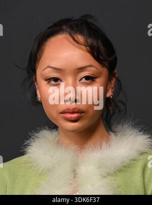 Los Angeles, Stati Uniti. 29 gennaio 2026. Griff arriva al 2026 Best New Artist Party di Spotify tenutosi al Lot il 29 gennaio 2026 a Los Angeles, CA. © Tammie Arroyo/AFF-USA.com credito: AFF/Alamy Live News Foto Stock