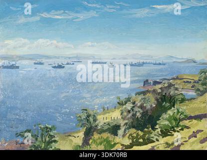 Convoglio Anchorage, da Lismore, 1939-1945. Foto Stock