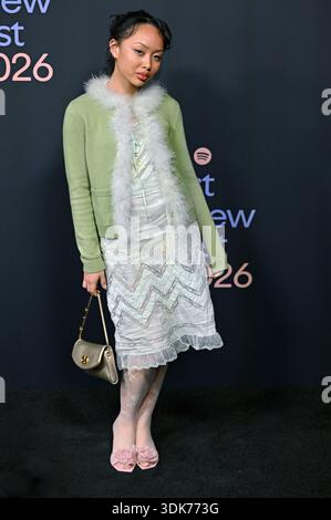 West Hollywood, Stati Uniti. 29 gennaio 2026. Griff arriva per il 2026 Best New Artist Party di Spotify al Lot di Formosa a West Hollywood, California, giovedì 29 gennaio 2026. Foto di Chris Chew/UPI credito: UPI/Alamy Live News Foto Stock
