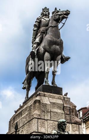 Grunwald Memorial, 1910, Cracovia, Polonia Foto Stock