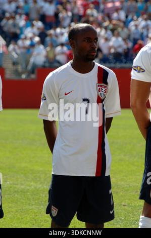 Foxboro USA 16 giugno 2007: CONCACAF Gold Cup quarti di finale USA vs Panama. Gli Stati Uniti vincono 2:1. Internazionale DEGLI STATI UNITI DaMarcus Beasley Foto Stock