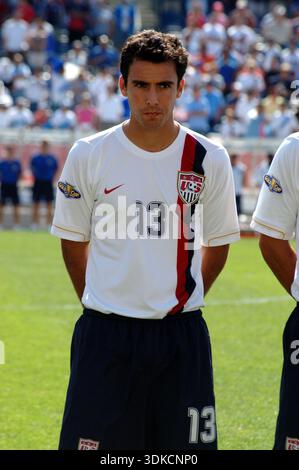 Foxboro USA 16 giugno 2007: CONCACAF Gold Cup quarti di finale USA vs Panama. Gli Stati Uniti vincono 2:1. Jonathan Bornstein, internazionale DEGLI STATI UNITI Foto Stock