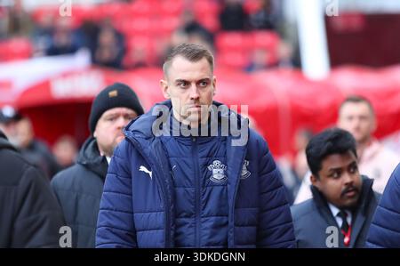 Stoke-on-Trent, Regno Unito, 31 gennaio 2026. Tonda Eckert, manager del Southampton, in vista della partita del campionato Sky Bet tra Stoke City e Southampton allo stadio bet365. Foto Stock