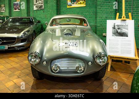 1954 Fraser Nash le Mans Coupé, in mostra all'assemblea di Bicester Motion dell'11 gennaio 2026. Foto Stock