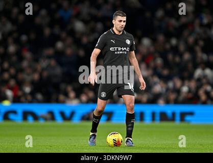 Londra, Regno Unito. 1 febbraio 2026. Rodri (Manchester City) durante la partita del Tottenham Hotspur V Manchester City Premier League allo stadio Tottenham Hotspur di Londra. Questa immagine è SOLO per USO EDITORIALE. Licenza richiesta da Football DataCo per qualsiasi altro utilizzo. Crediti: MARTIN DALTON/Alamy Live News Foto Stock