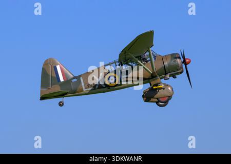 Il classico velivolo leggero Westland Lysander WW2 Foto Stock