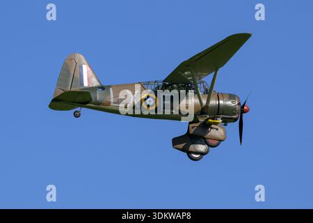 Il classico velivolo leggero Westland Lysander WW2 Foto Stock