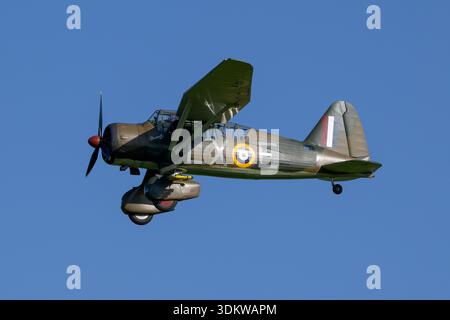 Il classico velivolo leggero Westland Lysander WW2 Foto Stock