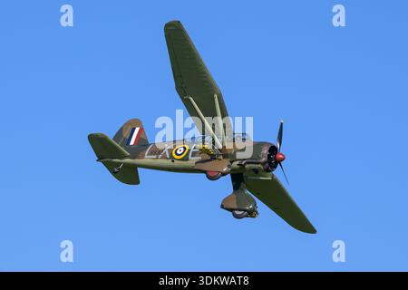 Il classico velivolo leggero Westland Lysander WW2 Foto Stock