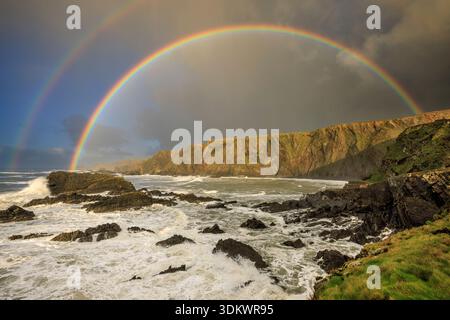 Hartland Quay, North Devon Foto Stock