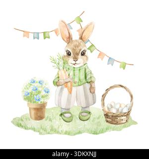 Biglietto di Pasqua / Watercolor Easter Egg Card / biglietto di auguri pasquale, biglietto di Pasqua felice, regalo di Pasqua, cartolina carina, regalo di Pasqua, uovo di Pasqua, - Italia