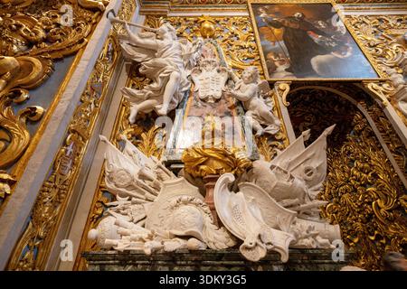 Cattedrale di St Johns Co capitale di Malta Valletta, Malta, Europa Foto Stock