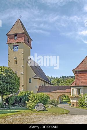 Chiesa del Redentore Distretto Dettighofen Waldshut. Vecchia chiesa cattolica Foto Stock