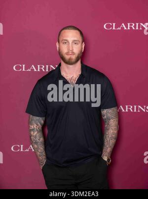Chet Hanks arrives on the red carpet of the Clarin’s Sugar & Shine Galentine’s Affair at the Alba restaurant 8451 Melrose Ave, in Los Angeles California on Jan. 29th, 2026. (Photo by Connor Terry/Sipa USA) Foto Stock