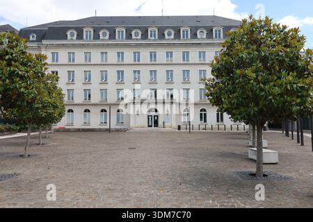 La prefettura dell'Aube, vue de l'extérieur, ville de Troyes, département de l'Aube, Francia Foto Stock