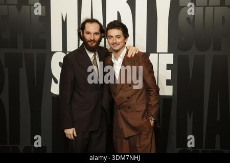 ©PHOTOPQR/LE PARISIEN/Olivier Arandel ; Parigi ; 03/02/2026 ; Parigi, Francia Avant-première au Grand Rex du film Marty Suprême en présence de Timothée Chalamet. Josh Safdie Marty Supreme premiere a Parigi, Francia, 3 febbraio 2026 *** didascalia locale *** LP/ Olivier Arandel Foto Stock