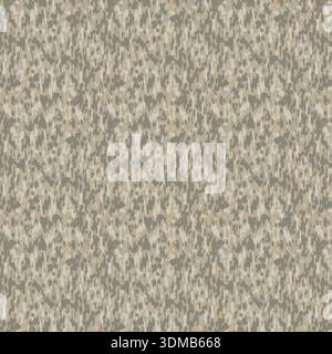 Un motivo mimetico digitale vettoriale senza cuciture nelle tonalità di abbronzatura, marrone e beige. Sfondo ideale per uniformi militari, equipaggiamento tattico, tessuto Illustrazione Vettoriale