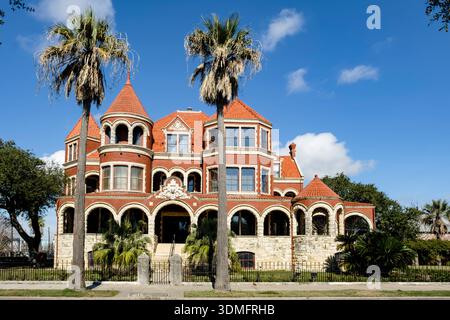 Moody Mansion a Galveston Foto Stock