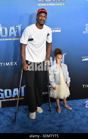 Prima Butler Jimmy Butler mit Tochter Rylee Butler bei der Premiere des ...