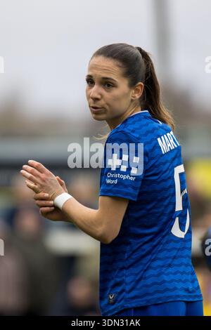 Londra, Regno Unito. 8 febbraio 2026. Martina Fernandez (5 Everton) durante la partita tra London City Lionesses e Everton nella Women's Super League al CopperJax Community Stadium, Bromley, Londra, Inghilterra, domenica 8 febbraio 2026. Credito: SPP Sport Press Photo. /Alamy Live News Foto Stock