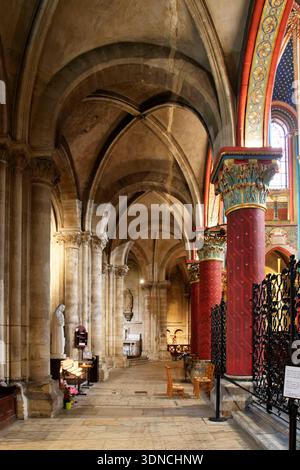 Francia, Parigi, quartiere di Saint Germain, chiesa di Saint Germain des Pres Foto Stock