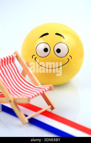 Natura morta sul tema delle vacanze in Francia Foto Stock