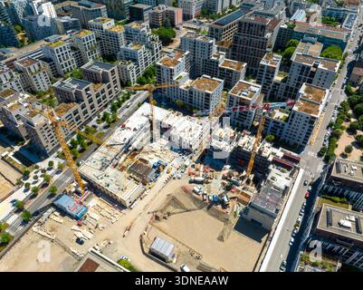 Francia, Alvernia-Rodano-Alpi, Rodano, Lione, 7° arrondissement, distretto di Gerland Foto Stock