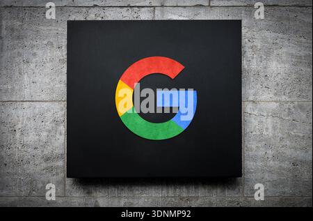 Marchio aziendale Google Foto Stock