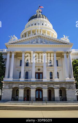 Sacramento la capitale dello Stato, CA, Stati Uniti d'America - 4 Ottobre 2017: Il California State House State Capitol Foto Stock